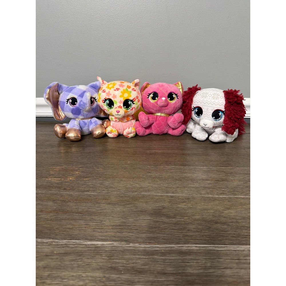Gund P.Lushes Fashion Pets Stuffed Plush Lot of 4